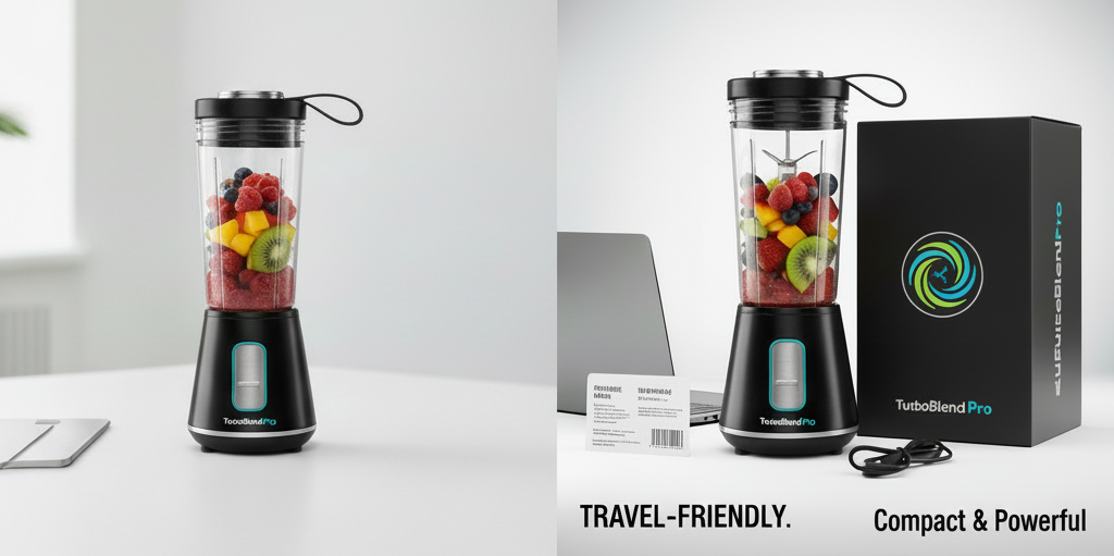 TurboBlend Pro™: The Cordless High-Speed Blender That Crushes Ice in Seconds